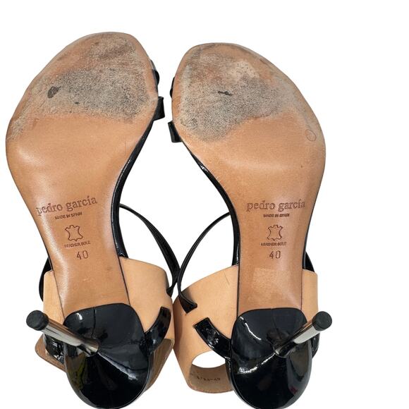 Pedro Garcia Moon Delle Swarowski Crystal Slingback Stiletto Heel Women's - Picture 10 of 10